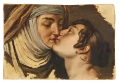 Bacio Tra Giulietta E La Nutrice by Francesco Hayez, offered Nov 2021