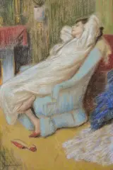 DONNA IN CAMICIA (prima versione) by Federico Zandomeneghi, offered Nov 2021