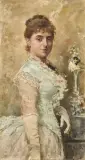 Juan Luna, Ritratto Di Adele Della Rocca