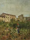 Silvestro Lega, Paesaggio Del Gabbro