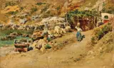 Antonino Leto, Capri, oil on tavoletta