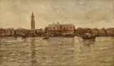 Eugenio Gignous, Venezia, oil on canvas