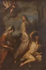 San Sebastiano Soccorso Dalle Pie Donne by Sante Peranda, offered Nov 2021
