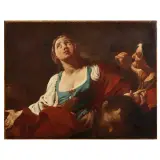Giulia Lama, Giuditta Con La Testa Di Oloferne, oil on canvas