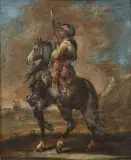 Francesco Simonini, Cavaliere, oil on canvas