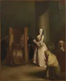 Pietro Longhi, La Confessione, oil on canvas