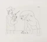 Pablo Picasso, Senza titolo 1970, etching cm