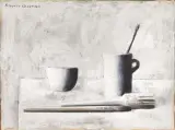 Xavier Bueno, Untitled, Natura morta con vasetto