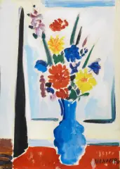 Vaso con fiori con finestra by Sante Monachesi, offered Oct 2021