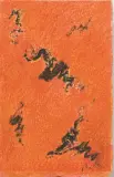 Luigi Boille, Composizione (Nero e Arancione) 2004