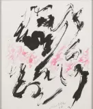 Luigi Boille, Composizione (nero e rosa) 2004