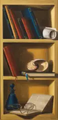 La libreria dello studio by Antonio Nunziante, oil on canvas cm, offered Oct 2021
