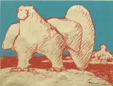 Salvatore Fiume, Senza titolo, screenprint cm