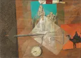 Andrea Pagnacco, Ricordi d'Egitto, mixed media on panel cm