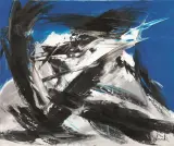 Silvio Formichetti, Composizione su fondo blu 2010