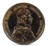 Filippo Neri Altoviti, 1685 by Massimiliano Soldani Benzi, medaglia in bronze, offered Oct 2021