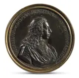 Antonio Selvi, Manfredi Malaspina, 1745, medaglia in bronze