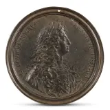 Luigi Xiv, 1682 by Massimiliano Soldani Benzi, medaglia in bronze, offered Oct 2021
