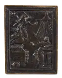 Matthias Wallbaum, Annunciazione, placchetta in bronze