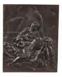 Georg Rafael Donner, Pietà, placca in ferro
