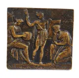 secolo Xvi Padova, Scena Allegorica, placchetta in bronze
