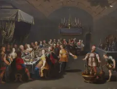 Festino Di Balthasar by Frans Francken II il giovane, offered Oct 2021