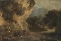 Scena Di Storia Romana by Vincenzo Camuccini, oil on canvas, offered Oct 2021