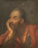 Vincenzo Camuccini, Figura Di Santo, oil on canvas