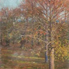 Bosco by Luigi Gioli, oil on canvas, offered Oct 2021