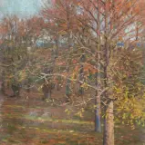 Luigi Gioli, Bosco, oil on canvas
