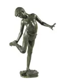 Annibale De Lotto, Bimbo Morso Da Un Granchio, bronze