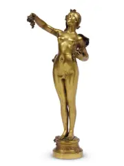 Maurice Bouval, Les Resines, bronze dorato