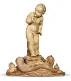 Dante Ruffini, Putto Tra Delfini, marmo