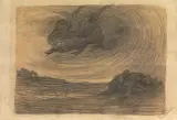 L'Uragano by Lorenzo Viani, pencil on paper, offered Oct 2021