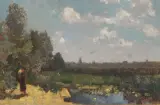 Beppe Ciardi, Paesaggio Con Figura