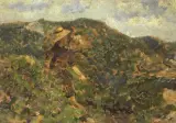 Flavio Bertelli, Paesaggio Con Figura