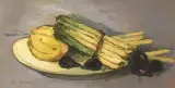 Giovanni Bartolena, Natura Morta Con Asparagi, Fichi E Melone