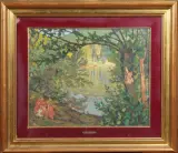 Giovanni Malesci, Madre E Bimbo, Vicchio, oil on panel