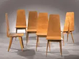 Sineo Gemignani, Sei Sedie, in legno curvato Produzione Italia