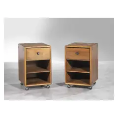 Coppia Di Comodini by Fabio Lenci, in teak massello, offered Sep 2021