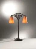 Edgar Brandt, Lampada Da Tavolo A Due Luci