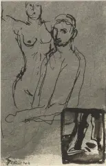 Figure 1924 ca by Mario Sironi, offered Jul 2021