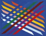 Piero Dorazio, Angolo blu 2001