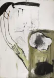 Mimmo Paladino, Senza titolo 1992, mixed media on cardboard cm