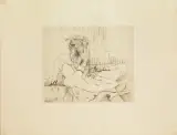 Hans Bellmer, Nudo femminile, xilografia cm