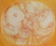 Romano Notari, Ora calda 1965, oil on canvas cm