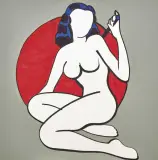 Figura by Marco Lodola, acrilici on canvas cm, offered Jul 2021