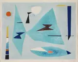 Gustave Singier, Senza titolo 1955, lithograph cm
