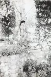 Franco Angeli, Marina nuda in giardino, fotografia cm