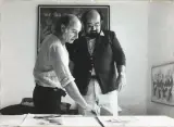 Mimmo Rotella con Emilio Mazzoli, Modena 1969 by Franco Angeli, offered Jun 2021